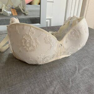 Lise Charmel Bra Swarovski Crystal. Strapless. 32D. FREE matching panty